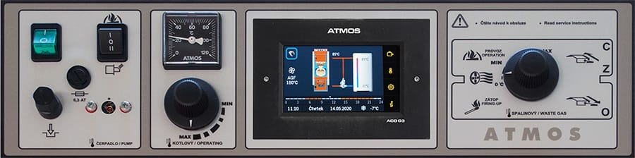 Sterownik ACD03 kotła kombinowanego ATMOS serii DC SP