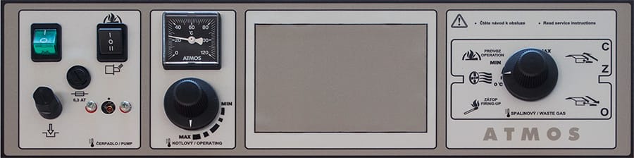 Panel sterowania kotła kombinowanego ATMOS serii DC SP